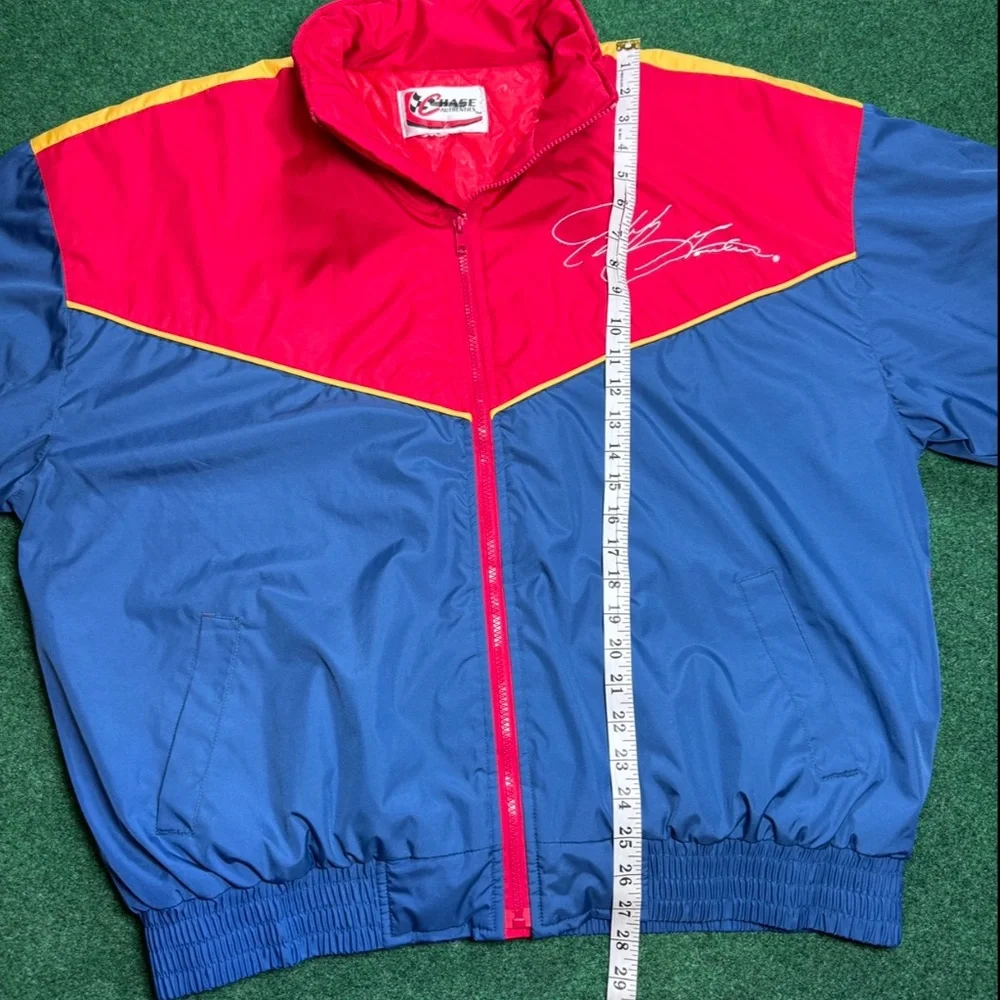 Vintage Jeff Gordon Multi Color Chase Authentics 90s Nascar Large Puffer Jacket